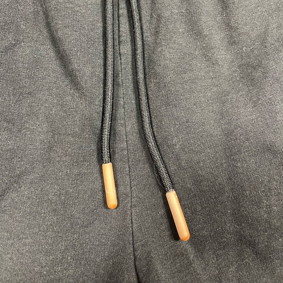 Gymshark Men's Black Fleece Athletic Drawstring Shorts size Medium READ - Picture 7 of 10